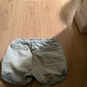 Chic High Waist Women's Shorts in Light Blue